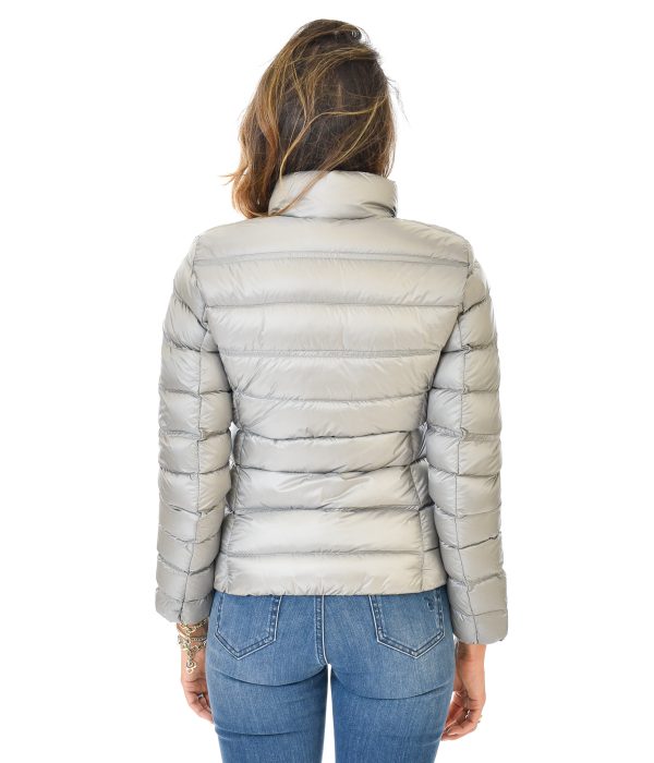 BLAUER-GIUBBINO DONNA GRIGIO PIUMINO TINTA UNITA
