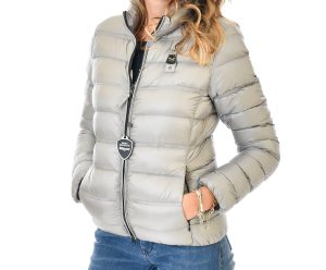 BLAUER-GIUBBINO DONNA GRIGIO PIUMINO TINTA UNITA