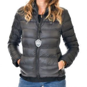 BLAUER-GIUBBINO DONNA NERO PIUMINO TINTA UNITA