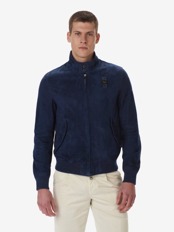 BLAUER- Bomber SCAMOSCIATO VINTAGE SIDNEY