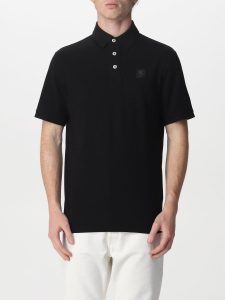 BLAUER-POLO IN PIQUET DI COTONE Nera