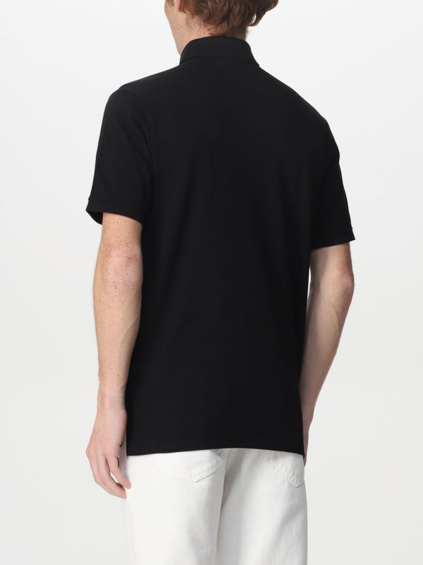 BLAUER-POLO IN PIQUET DI COTONE Nera