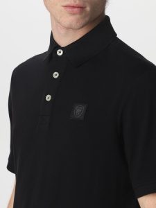 BLAUER-POLO IN PIQUET DI COTONE Nera