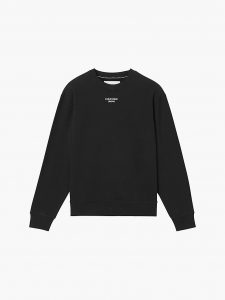 CALVIN KLEIN-Felpa DAL TAGLIO RILASSATO NERO