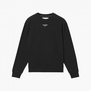 CALVIN KLEIN-Felpa DAL TAGLIO RILASSATO NERO