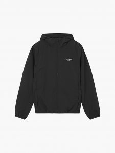 CALVIN KLEIN – Giacca a Vento con Cappuccio in Nylon Nero