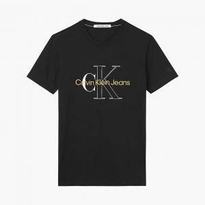 CALVIN KLEIN-T-shirt Slim In Cotone Biologico Con Logo
