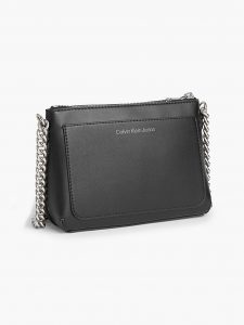 CALVIN KLEIN – Borsa Donna a Tracolla con Monogramma Nero