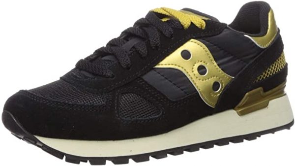 SAUCONY-Scarpe Donna Shadow Original Nero/Oro