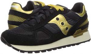 SAUCONY-Scarpe Donna Shadow Original Nero/Oro