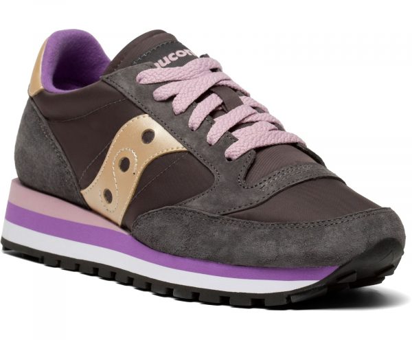 SAUCONY-SCARPE DONNA Jazz Triple GRIGIO/VIOLA