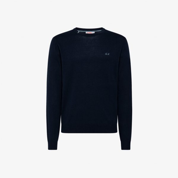 SUN 68-Maglia Girocollo / Blu