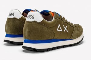SUN68 – Scarpe Uomo Tom Solid Nylon Militare