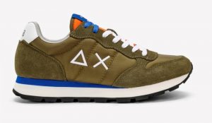 SUN68 – Scarpe Uomo Tom Solid Nylon Militare