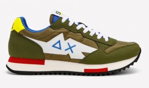 SUN 68 – Scarpe Uomo Niki Solid Militare