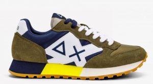 SUN 68 – Scarpe Uomo Jaki Tricolors Militare/Navy Blue