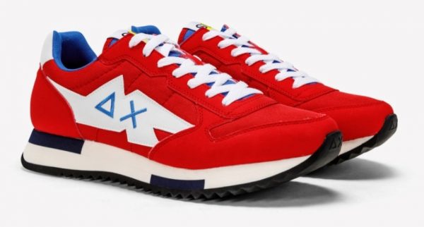 SUN 68 – Scarpe Uomo Niki Solid Rosso