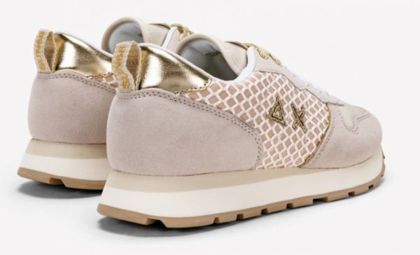 SUN68-Scarpe ALLY BIG MESH BIANCO PANNA