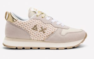 SUN68-Scarpe ALLY BIG MESH BIANCO PANNA