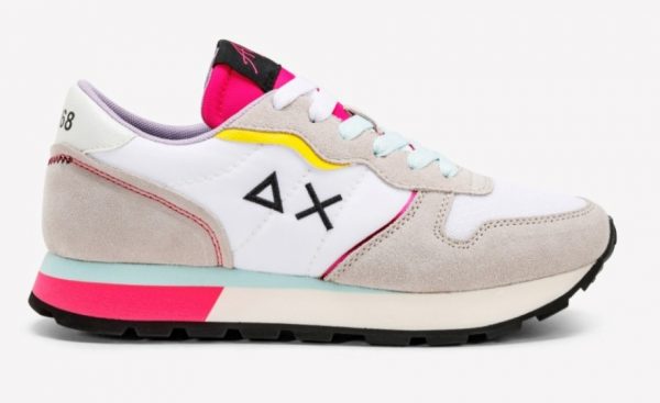 SUN68-Scarpe ALLY COLOR EXPLOSION BIANCO