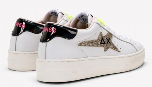 SUN68-Scarpe BETTY BIANCO/ARGENTO