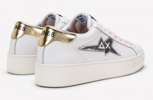 SUN68-Scarpe BETTY BIANCO/ORO