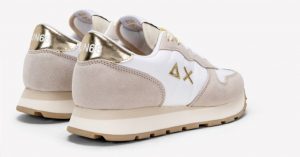 SUN68 – Scarpe Donna Ally Gold Bianco