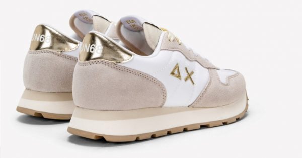 SUN68 – Scarpe Donna Ally Gold Bianco