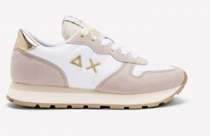 SUN68 – Scarpe Donna Ally Gold Bianco