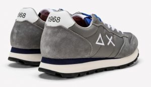 SUN68 – Scarpe Uomo Tom Solid Nylon Grigio Medio