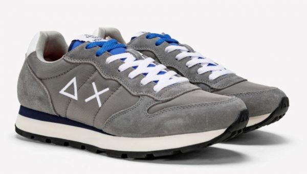 SUN68 – Scarpe Uomo Tom Solid Nylon Grigio Medio