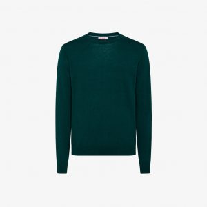 SUN 68-Maglia Girocollo / Verde Inglese
