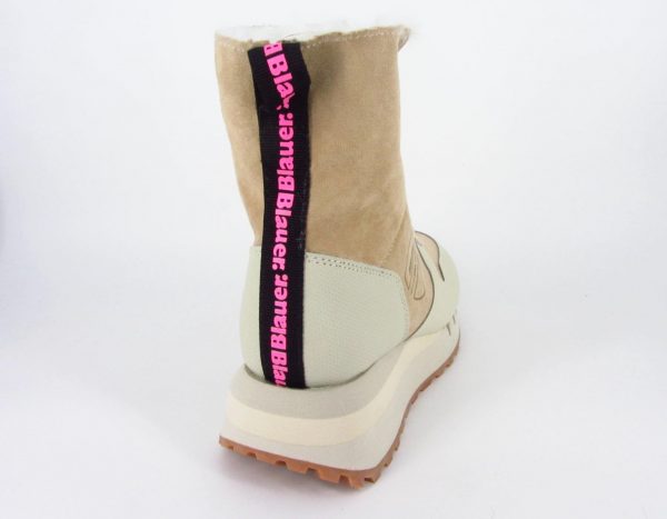 BLAUER-Charley – Sneakers Alta Donna PANNA