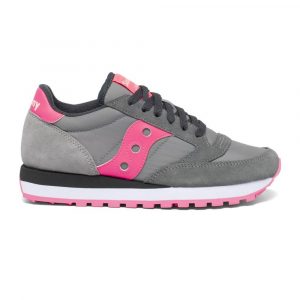 SAUCONY-Scarpe DONNA JAZZ ORIGINAL GRIGIO ROSA