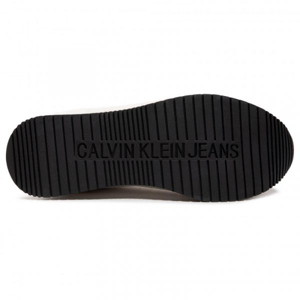 CALVIN KLEIN – Scarpe Uomo in Camoscio Bianco