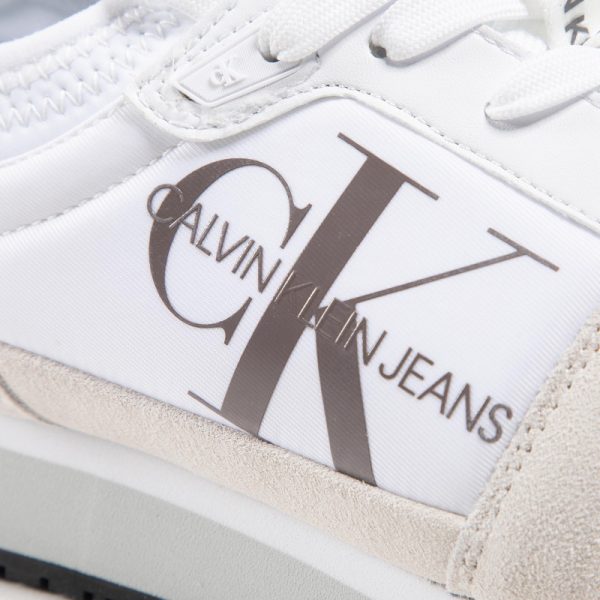 CALVIN KLEIN – Scarpe Uomo in Camoscio Bianco