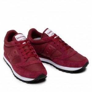 SAUCONY- SCARPE UOMO JAZZ ORIGINAL ROSSO SCURO