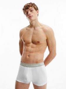 CALVIN KLEIN – Boxer a Vita Bassa in Confezione da 3 – Cotton Stretch