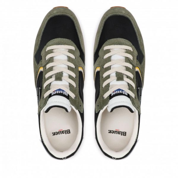 BLAUER – SCARPE UOMO DIXON01 NERO/VERDE