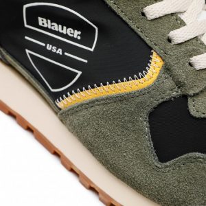 BLAUER – SCARPE UOMO DIXON01 NERO/VERDE