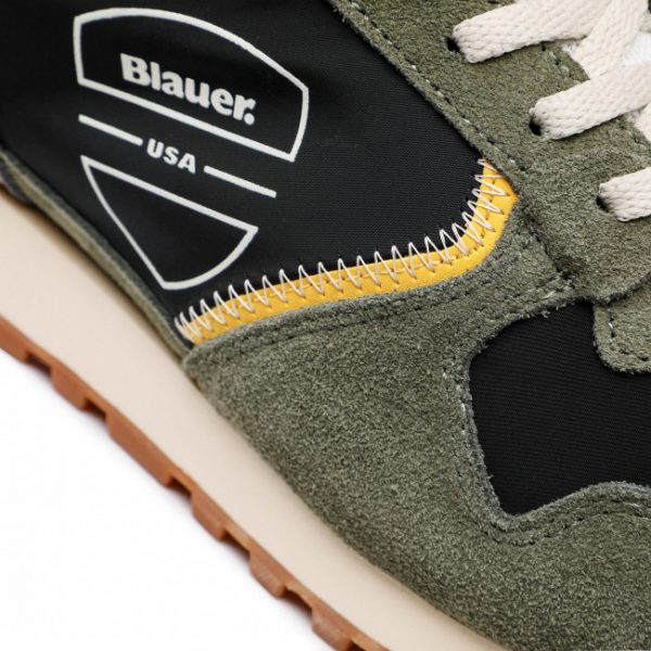 BLAUER – SCARPE UOMO DIXON01 NERO/VERDE