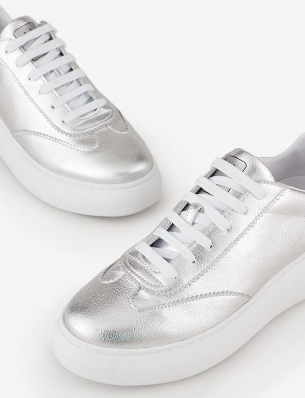 ARMANI EXCHANGE-SCARPE DONNA ARGENTO