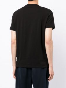 ARMANI EXCHANGE-T-SHIRT A GIROCOLLO CON LOGO NERA