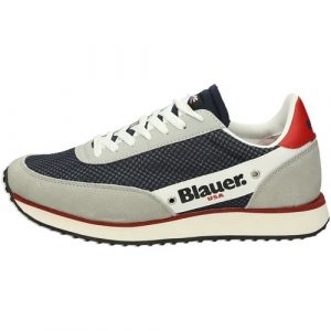 BLAUER – SCARPE UOMO DELTA01 NAVY BLUE/RED