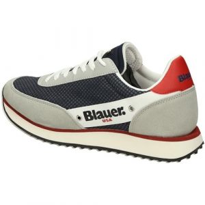 BLAUER – SCARPE UOMO DELTA01 NAVY BLUE/RED