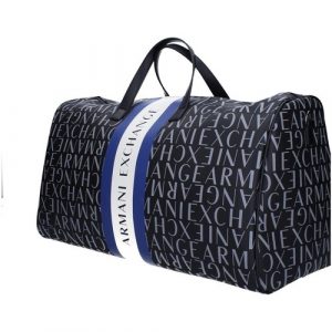 ARMANI EXCHANGE – Borsa Donna Modello Borsone da Viaggio Weekend Bag Nero