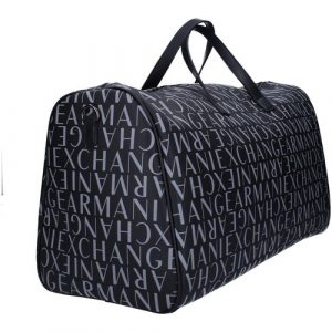ARMANI EXCHANGE – Borsa Donna Modello Borsone da Viaggio Weekend Bag Nero