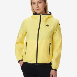 BLAUER-GIACCA A VENTO DONNA NASTRATA GIALLO