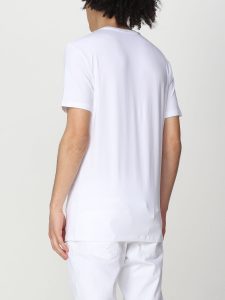 ARMANI EXCHANGE-T-SHIRT A GIROCOLLO CON LOGO BIANCA