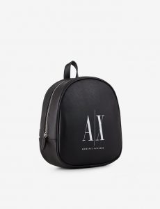 ARMANI EXCHANGE – Zaino con logo a contrasto Nero